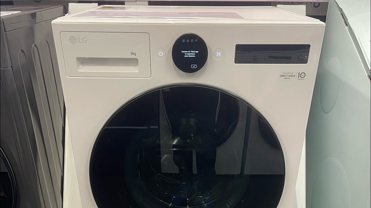 LG VX70 Series F4X7009TWB 9kg 1400rpm AI Direct Drive overview at currys