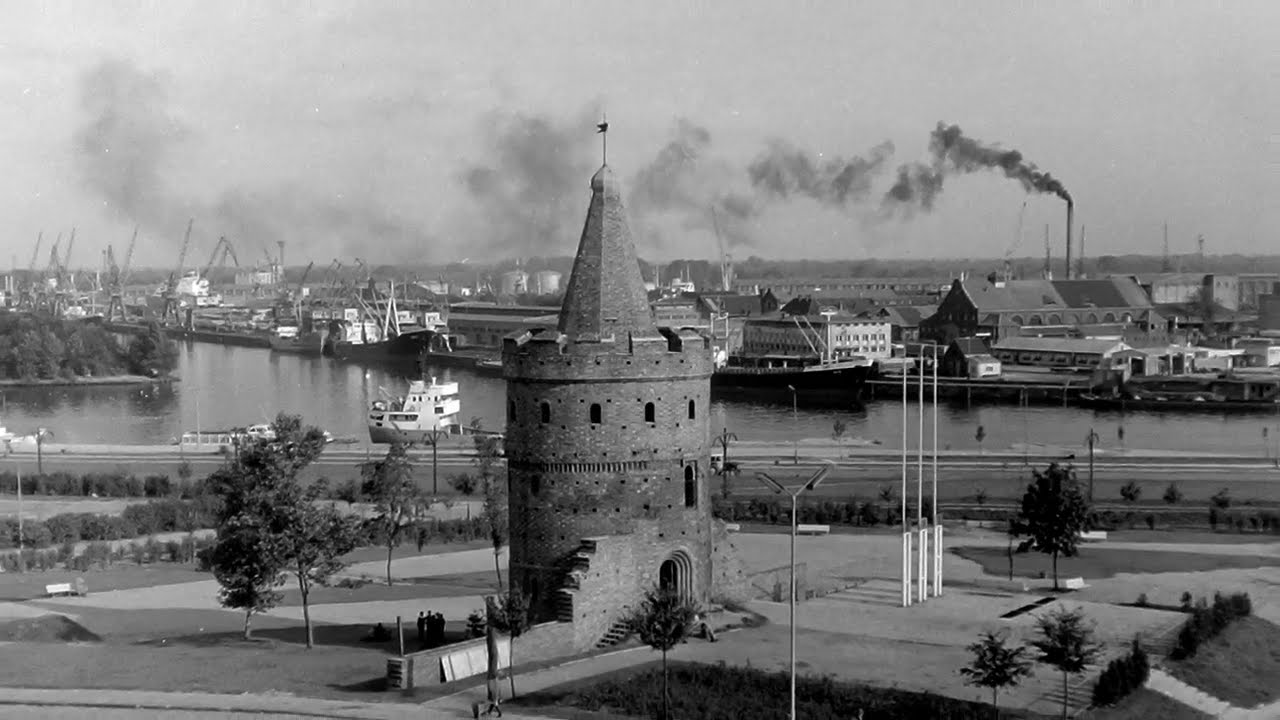 Szczecin - widoki, lata  60 - te.