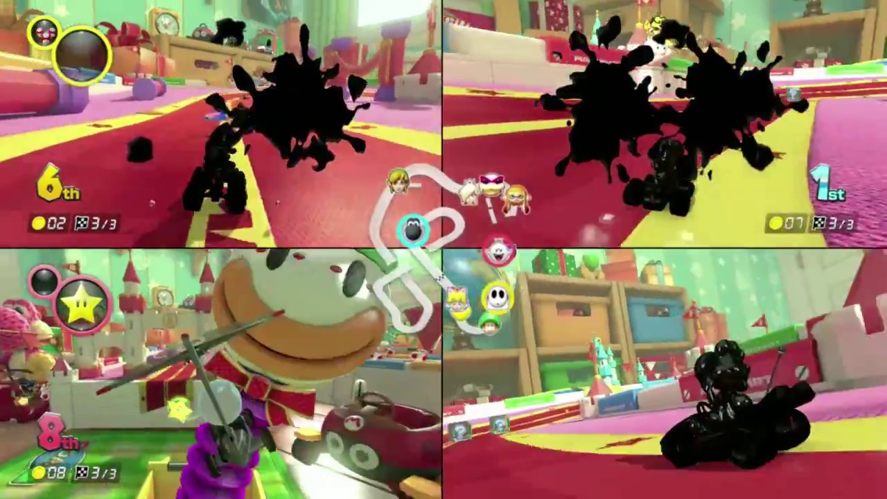 Mario Kart 8 Deluxe Grand Prix VS 3 player
