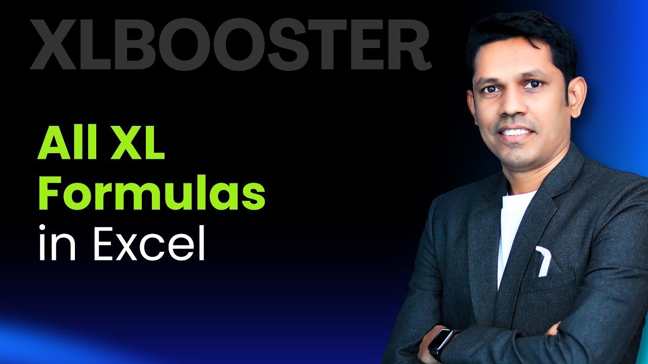 How to Use All XL Formulas in Excel  XLBooster Formula Productivity Tool