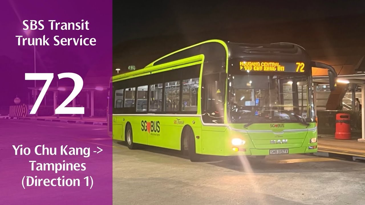 SBST | Trunk Service 72 Route Visual (D1)
