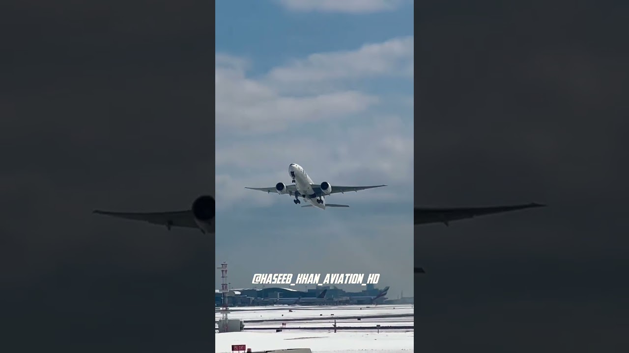 Spectacular PIA Boeing 777 Takeoff From Toronto With Pilot And ATC Recording #shorts #short