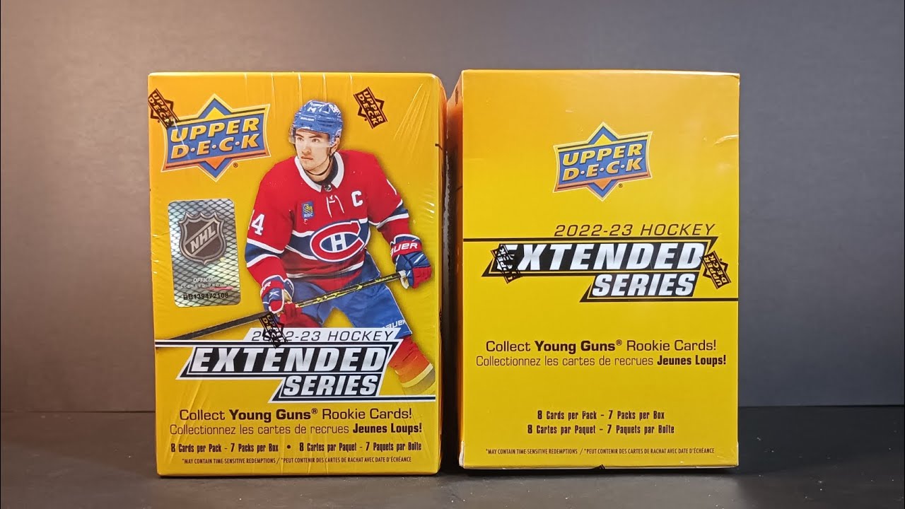 2022-23 Upper Deck Extended Series Hockey 🏒 Retail Blaster Box (×2) Break #hockeycards #upperdeck