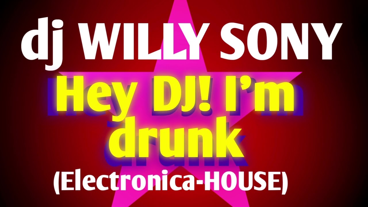 Hey DJ! I’m drunk (Electronica -  HOUSE) | dj Willy Sony