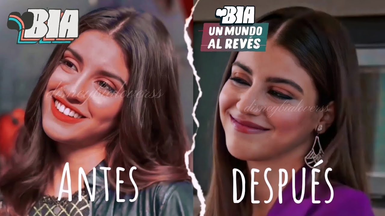 Look de los personajes en Bia un mundo al revés