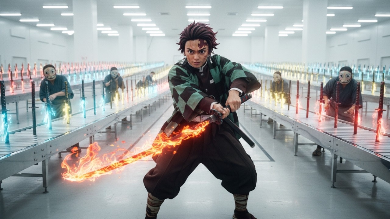 Inside the Demon Slayer Factory — Manufacturing the World’s Deadliest Nichirin Swords (Full Process)