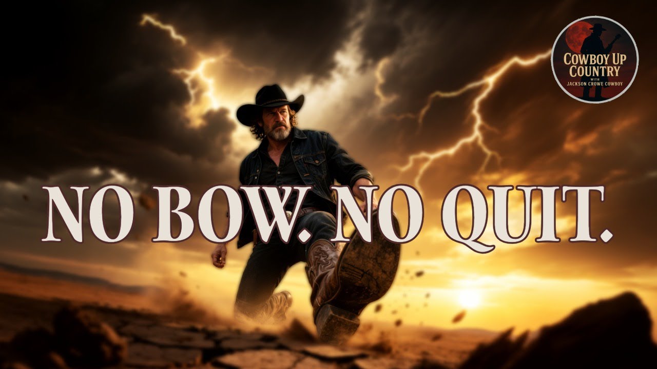 No Bow No Quit Dark Outlaw Country Song - Jackson Crowe Cowboy