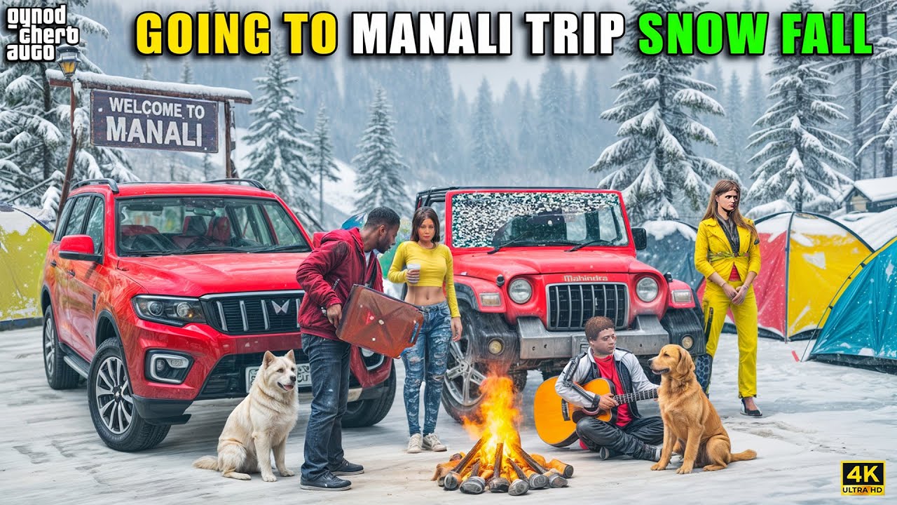 JIMMY FOUND MANALI SNOWFALL WITH GIRLFRIEND | GTA V GAMEPLAY | GTA 5 | GTA V GAMEPLAY | GTA 5