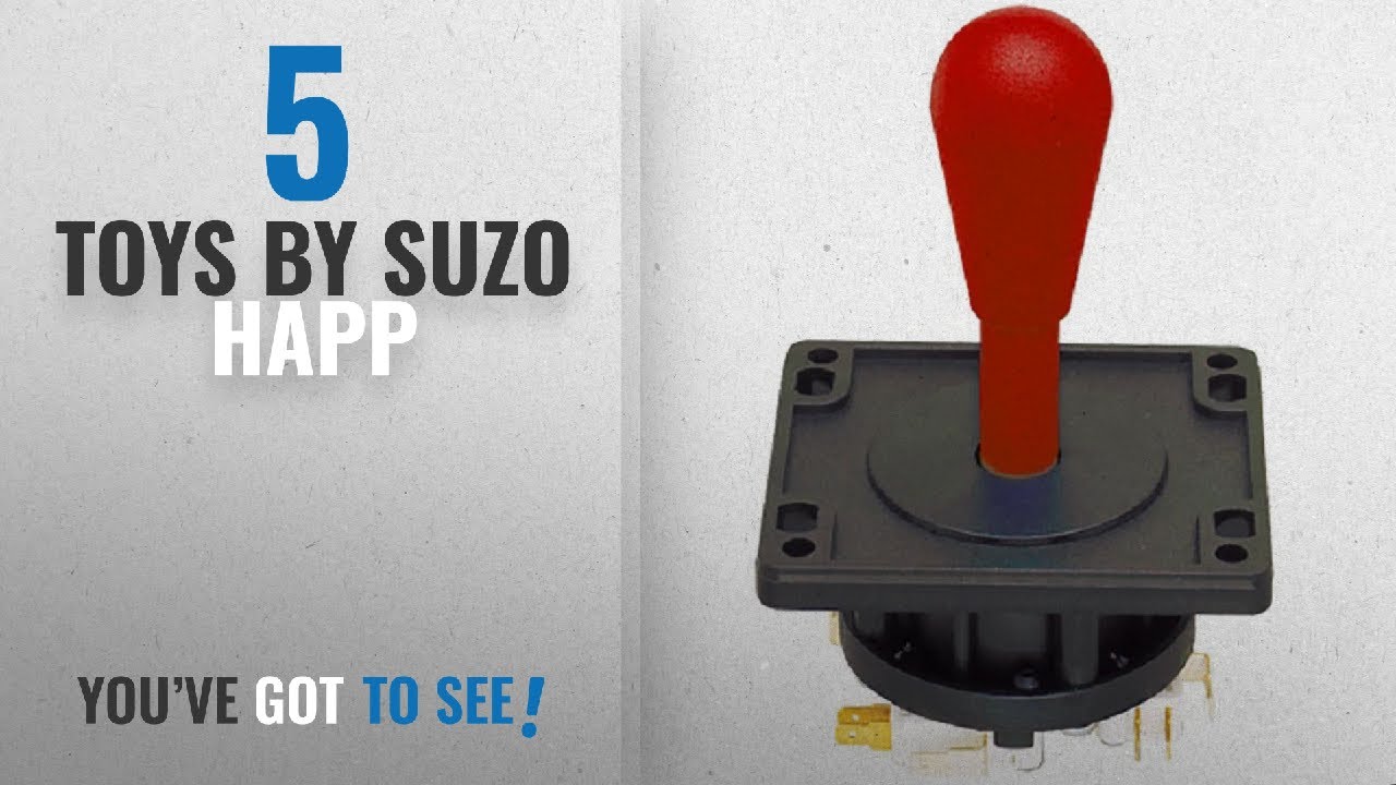 Top 10 Suzo Happ Toys [2018]: Happ Red Ultimate Joystick 8 Way with Switches
