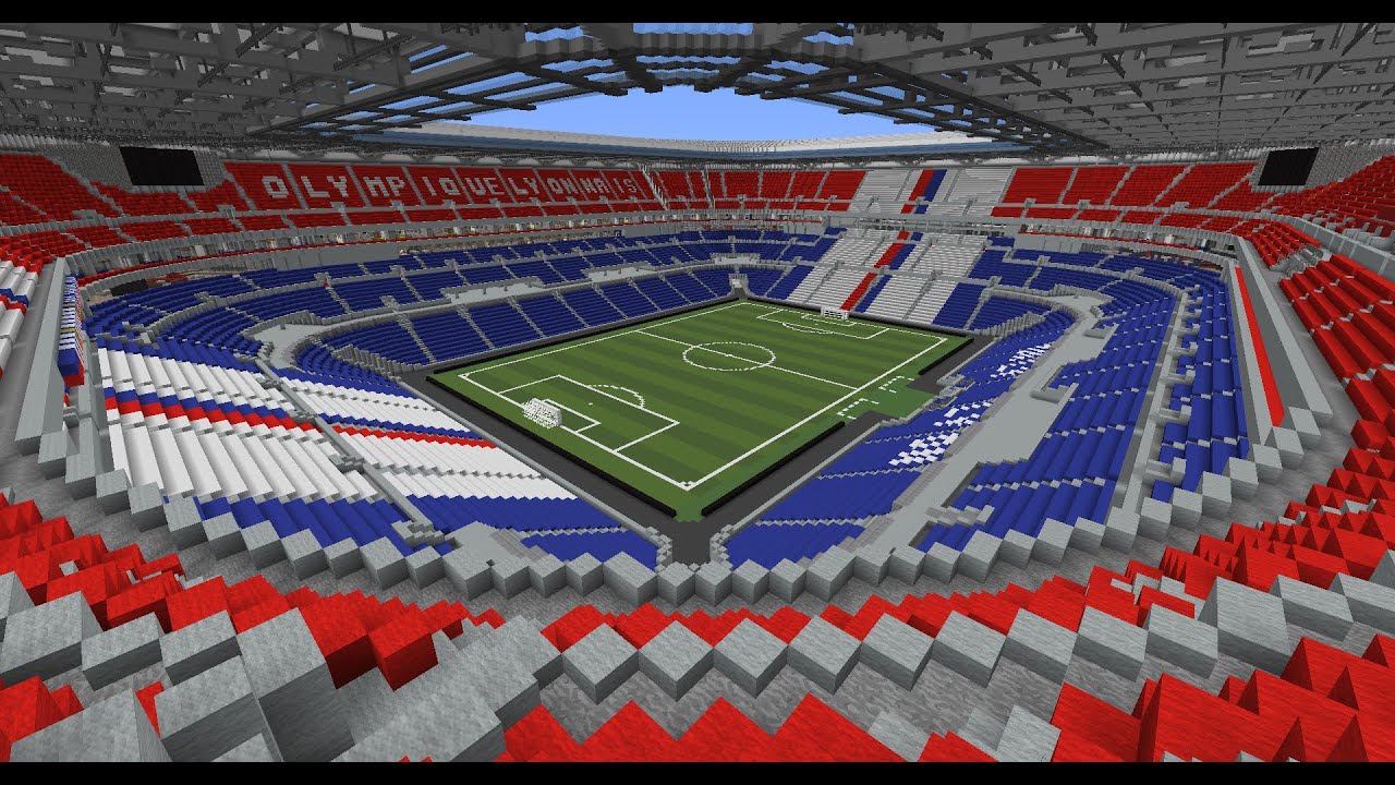 Minecraft STADIUM - Parc Olympique Lyonnais | Groupama Stadium