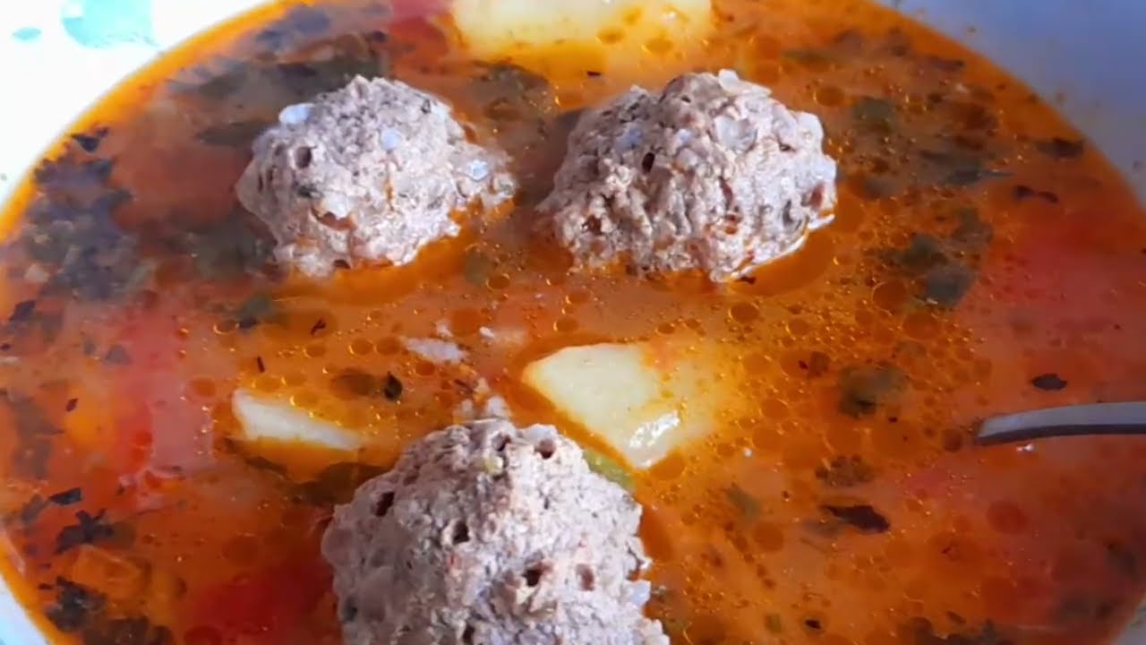 Կոլոլակով շատ համեղ ապուր /Суп с фрикадельками