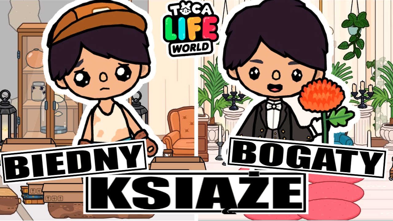 BIEDNY CHŁOPAK kontra BOGATY KSIĄŻE #tocaboca #tocaroleplay