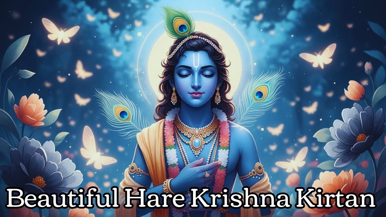 🔴 Hare Krishna Mantra | Non-Stop 1 Hour for Meditation & Deep Sleep