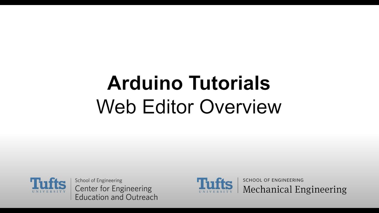 Arduino Tutorials 1.2: Web Editor Overview