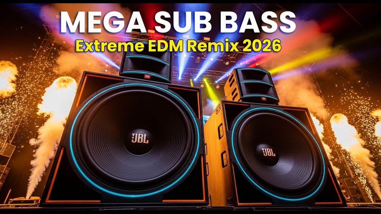 MEGA SUB BASS 2026 🔥 Extreme Speaker Shaking EDM Remix
