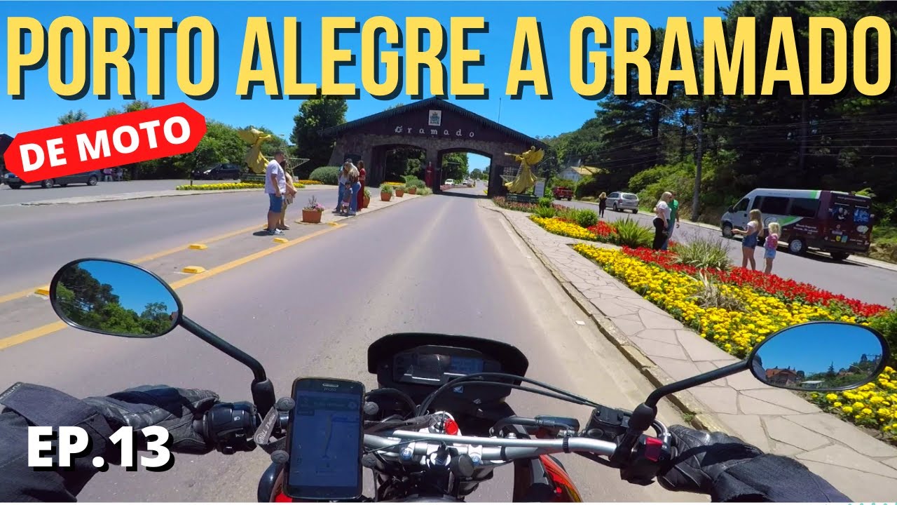PORTO ALEGRE a GRAMADO de MOTO - VIAGEM SUL DO BRASIL - EP.13