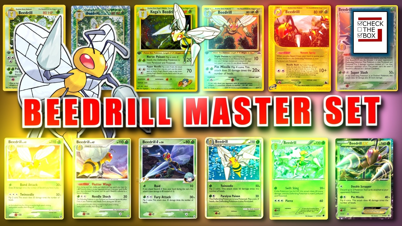 Every Beedrill Card - The Ultimate Pokemon Master List Episode 15