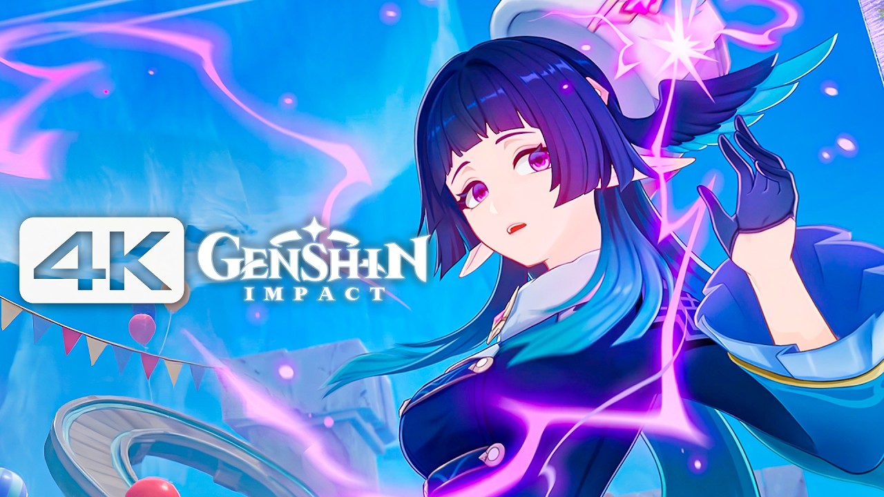 CELAENO FIRST APPEARANCE Cutscene Genshin Impact 6.5 LUNA VI | 4K
