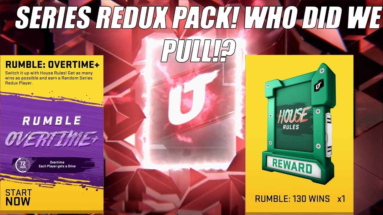 SERIES REDUX PACK! HOUSE RULES RUMBLE REWARD