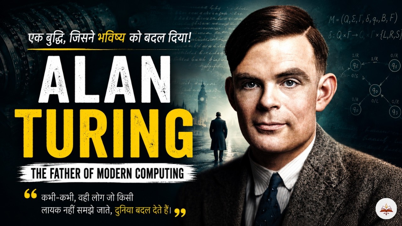 Alan Turing: Hero of WWII & Father of AI | Biography in Hindi