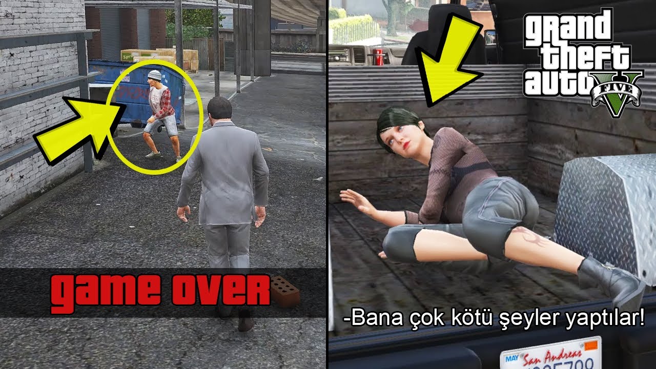 GTA 5 DE SAKIN BU KADINI TAKİP ETMEYİN ! OYUN BİTİYOR !?