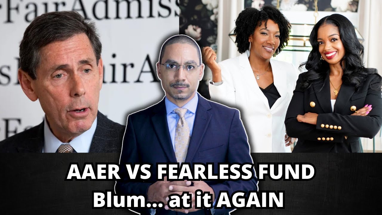 Discrimination Lawsuit... Edward Blum vs Fearless Fund  || Lawyer Reacts