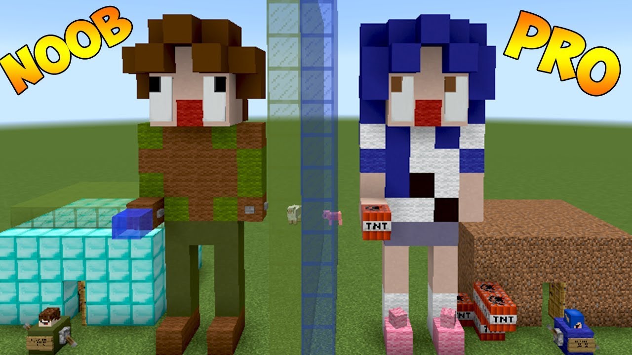 NOOB vs PRO l  MINECRAFT ( MAPA DOS INSCRITOS )
