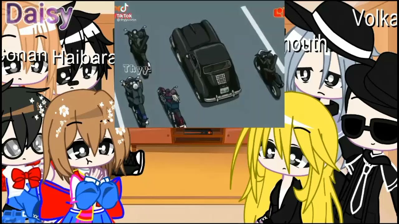Detective Conan react to part 2 || Detective Conan || gacha life by :me