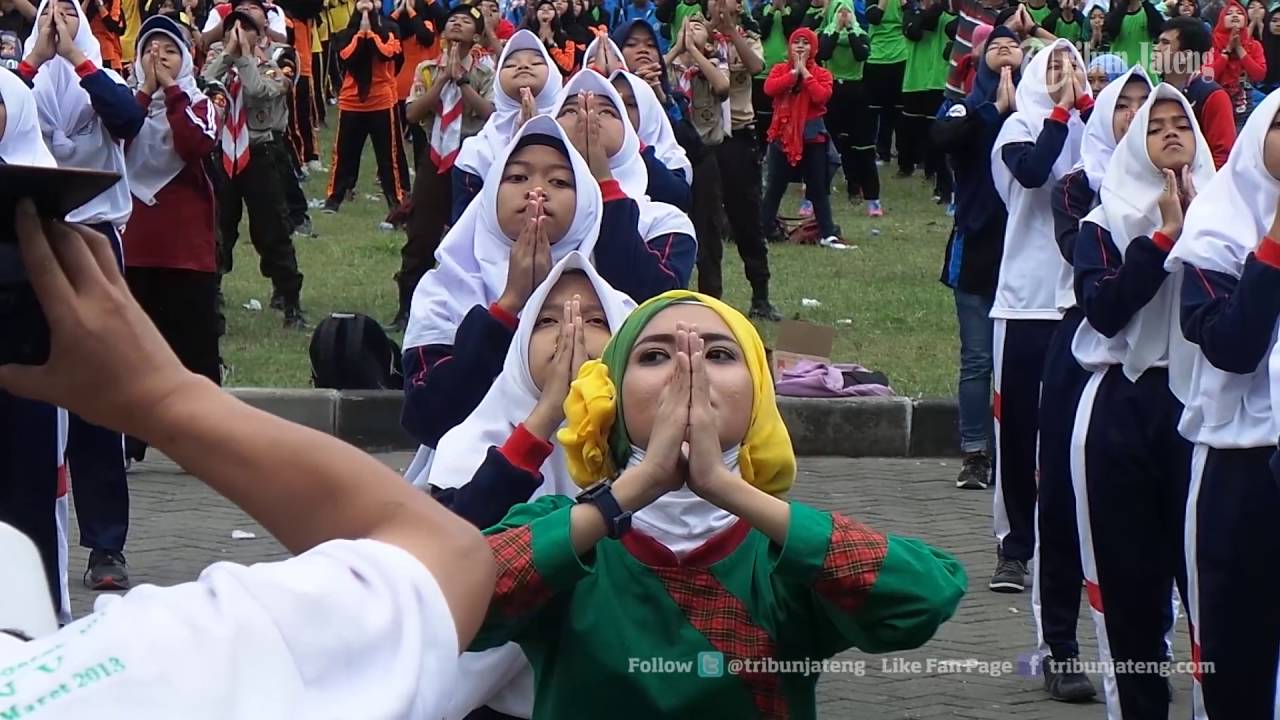 VIDEO Penampakan Senam Islam Nusantara Bersama Menpora Imam Nahrawi di Ambarawa