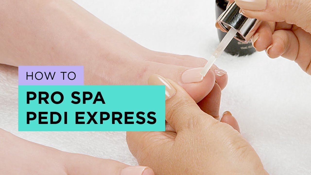 OPI Express Pedicure with Pro Spa Tutorial