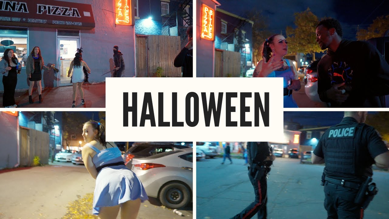 Halloween Nightlife In Fredericton , New Brunswick [HLG 3]