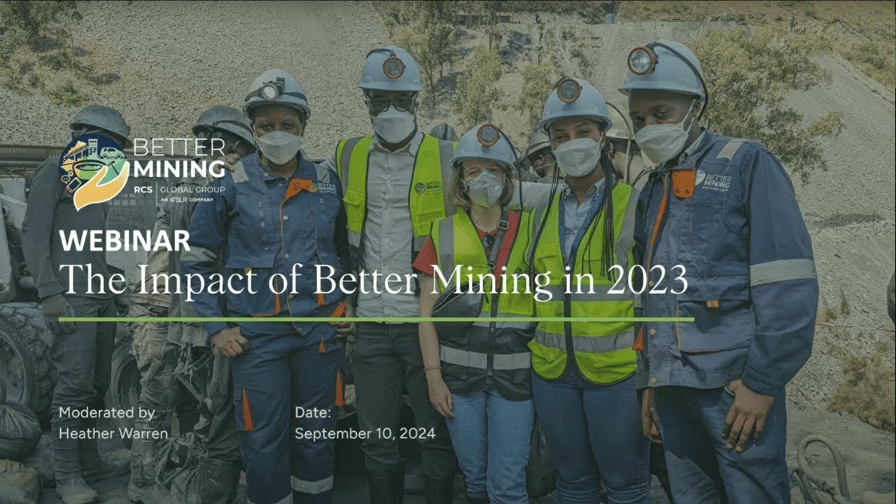 Better Mining webinar - Impact in 2023 and looking ahead