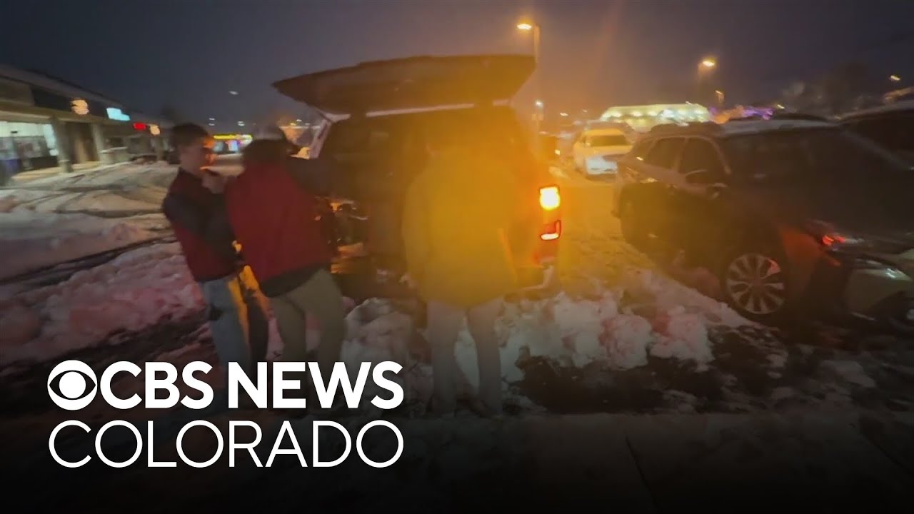Driving conditions dangerous across Colorado's Front Range after snow stops