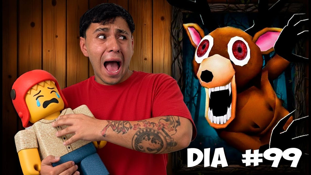 JUGUE 99 NOCHES en el BOSQUE por PRIMERA VEZ! 💀