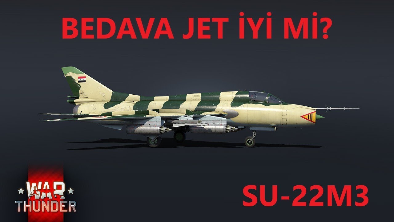 War Thunder Türkçe -SU-22M3- Bedava jet oynanış videosu.