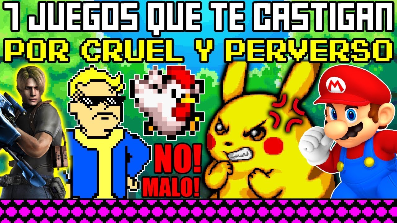 7 Videojuegos que te Castigan por ser CRUEL y Perverso