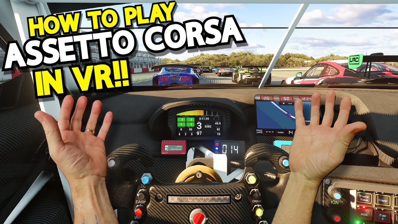 Как играть в Assetto Corsa в VR с помощью Meta Quest 3 или Quest 2!