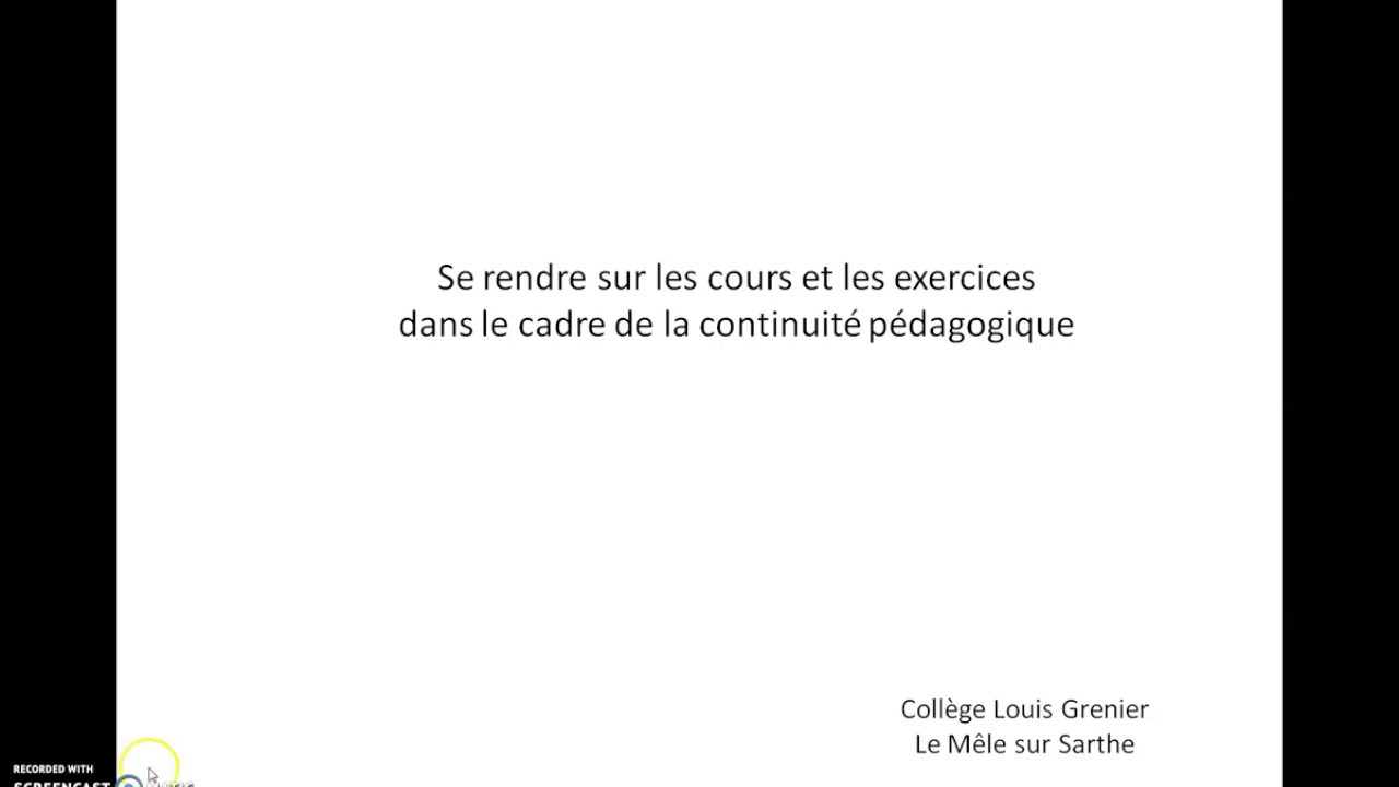 tutoriel 1(continuit&eacute; p&eacute;dagogique)