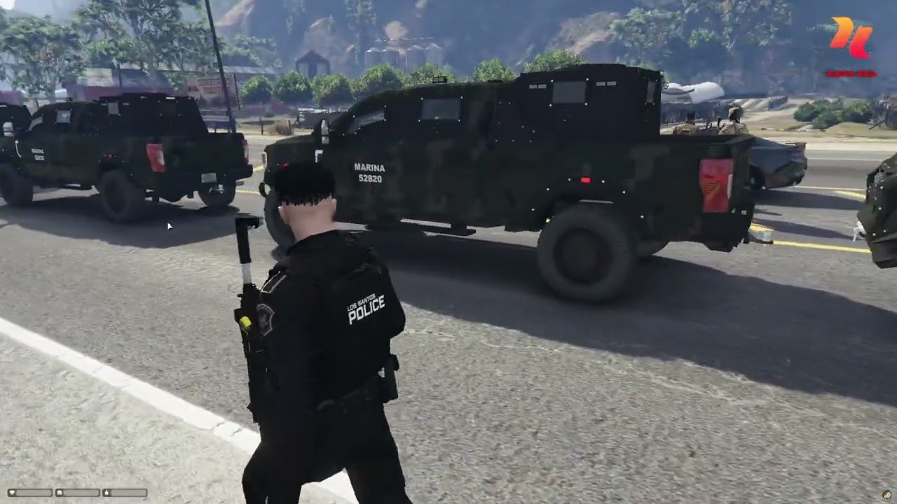 Evento En GTA RP Siendo Policia | FIVE M