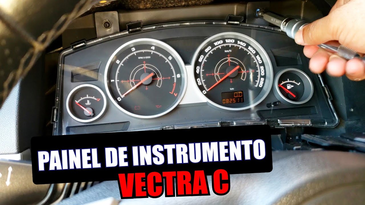 Como tirar o PAINEL DE INSTRUMENTOS VECTRA C (Passo a passo)