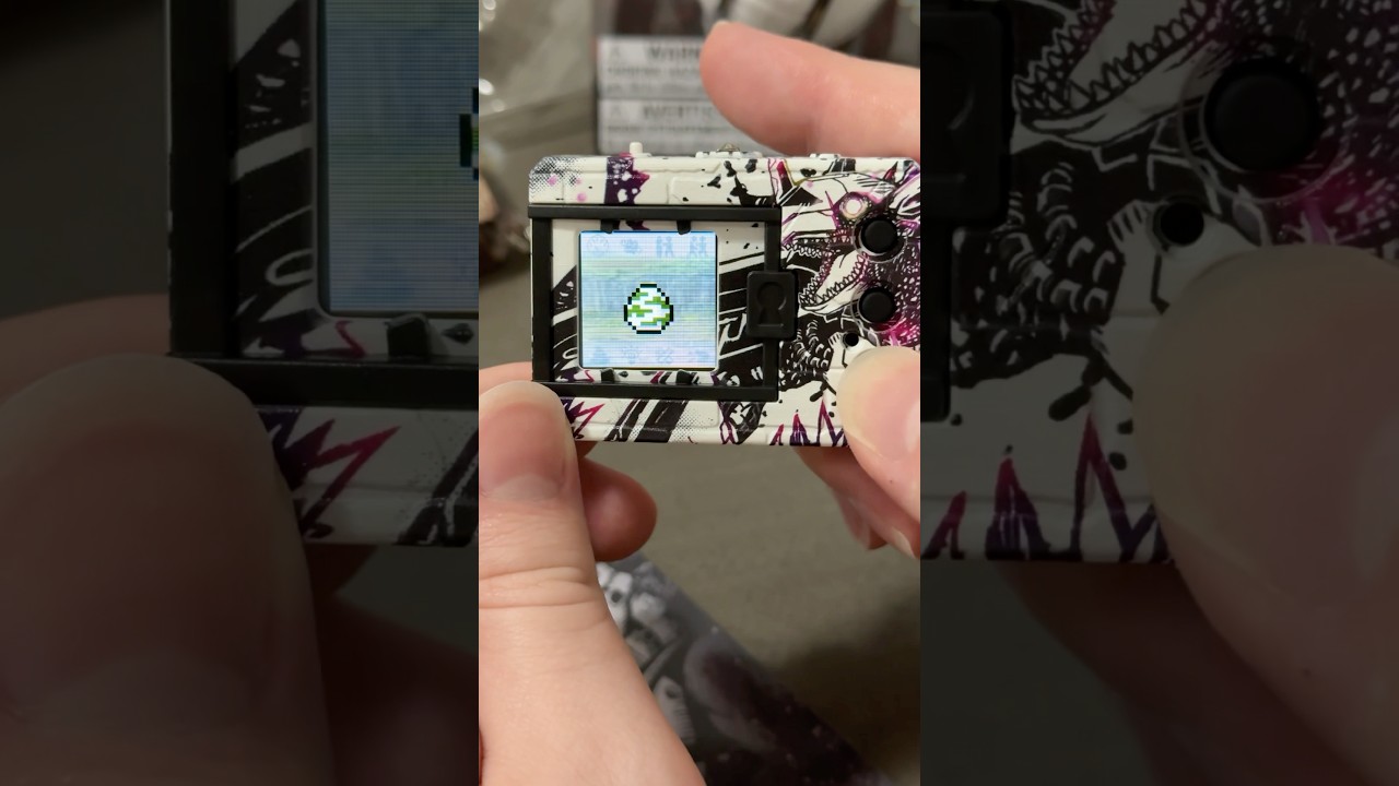 Digimon Color: Godzilla 70th Edition arrived! #virtualpet #Tamagotchi #Mothra