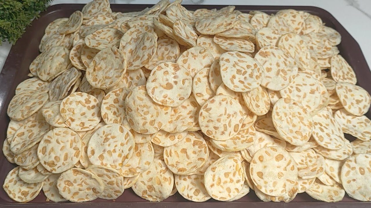 RESEP KERIPIK TEMPE TAPIOKA GURIH RENYAH BANGET