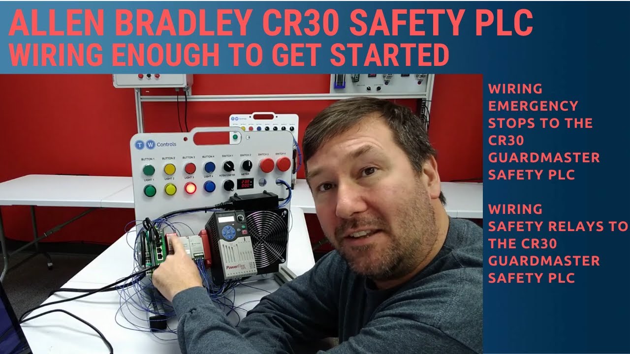 Allen Bradley 440C-CR30 Safety Relay PLC, Wiring Enough to Get Started Understanding Safety Lessons