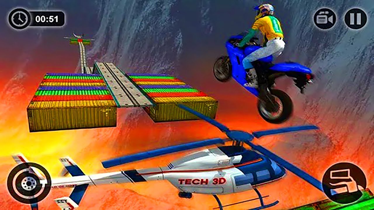 Impossible Moto Bike Tracks 3D Android gameplay