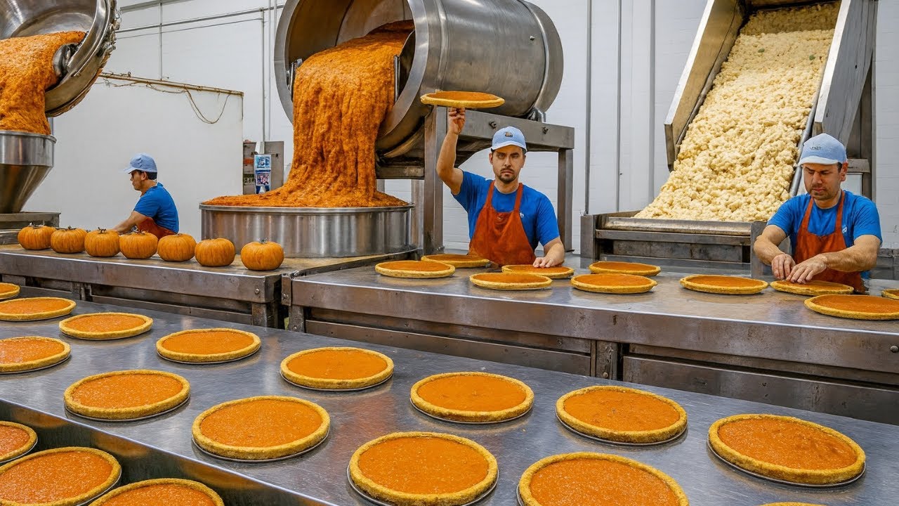 How Costco’s Pumpkin Pie Is Made | 6 Million Pies Every Thanksgiving