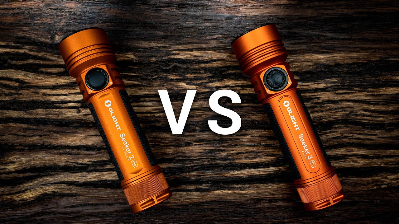 Olight Seeker 2 Pro vs. Seeker 3 Pro - Vergleich