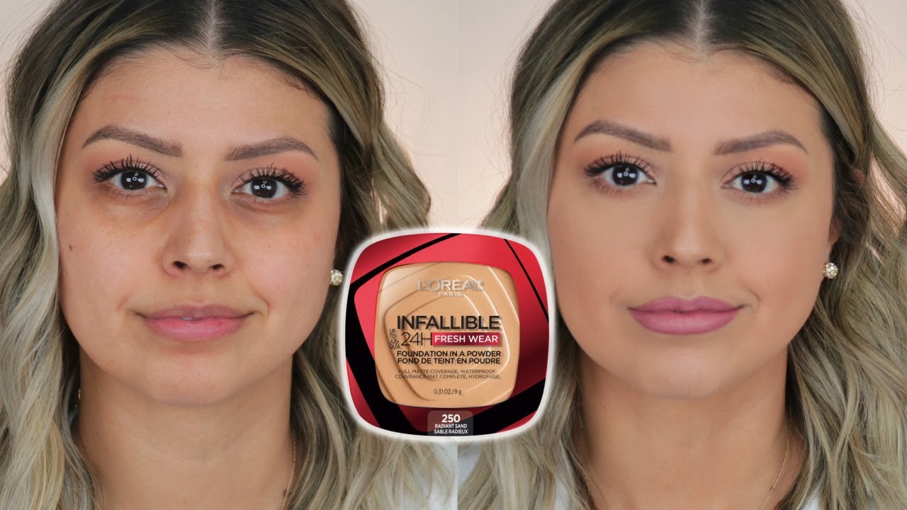НОВИНКА!!! Тональная основа L'OREAL INFALLIBLE в форме пудры | ОБЗОР + ТЕСТ НА СТОЙКОСТЬ В ТЕЧЕНИ...