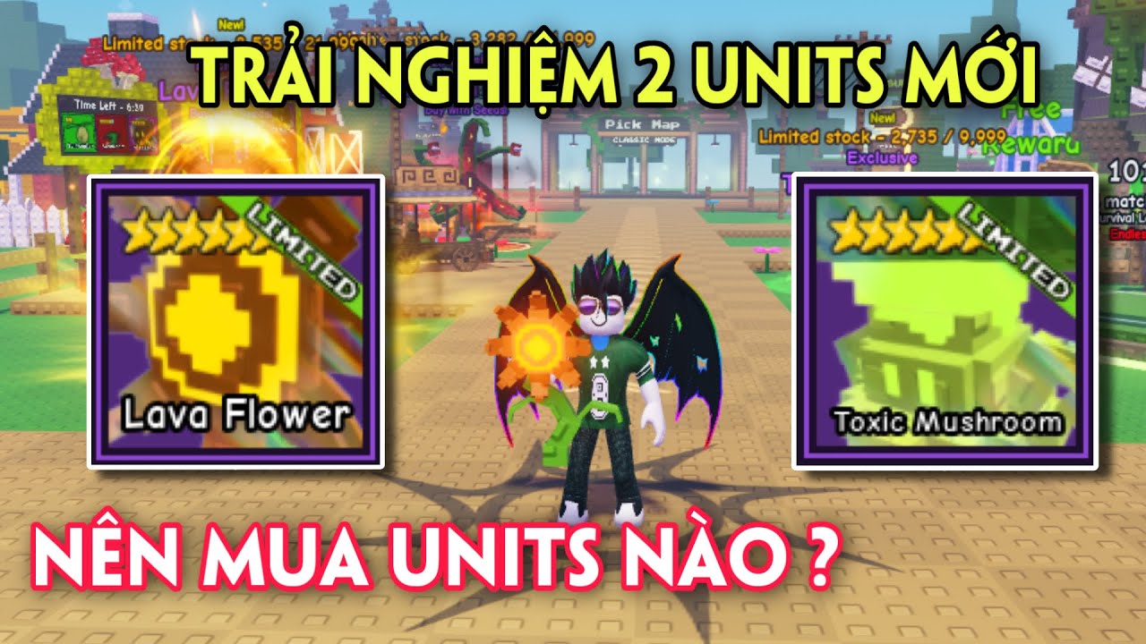 GARDEN TOWER DEFENSE - TRẢI NGHIỆM 2 UNITS MỚI LAVA FLOWER VÀ TOXIC MUSHROOM #78