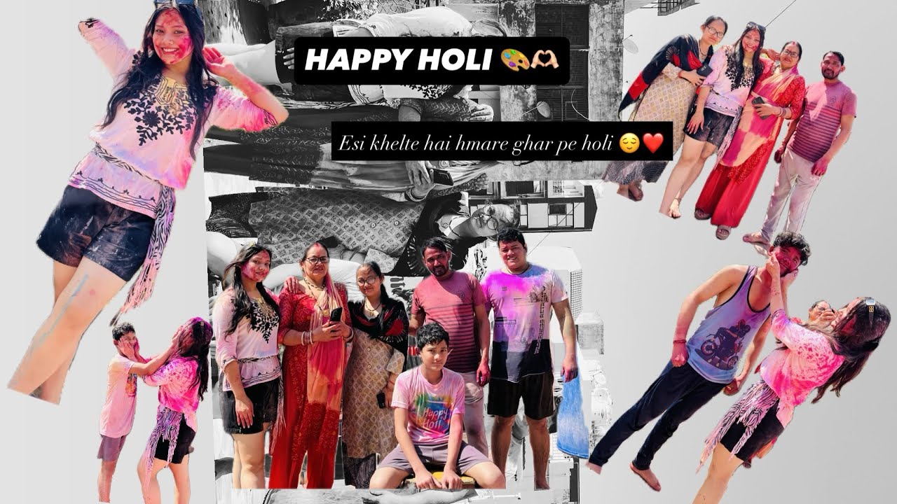 Happy holi to all my lovely ppl🎨❤️🫶🏻  #explore  #happyholi #vlogger #vlogs #subscribe #onthisday 
