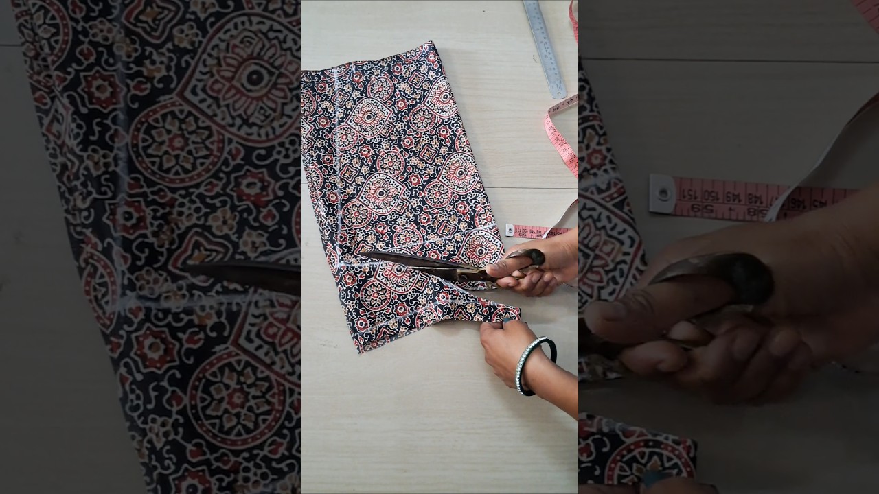 सिर्फ 2 मिनट में स्लीव कटिंग 😲✂️ #shorts #trending #viral